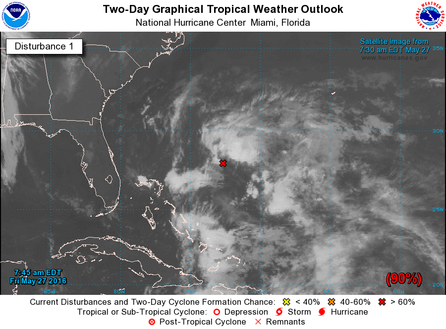 Future Tropical Storm Bonnie