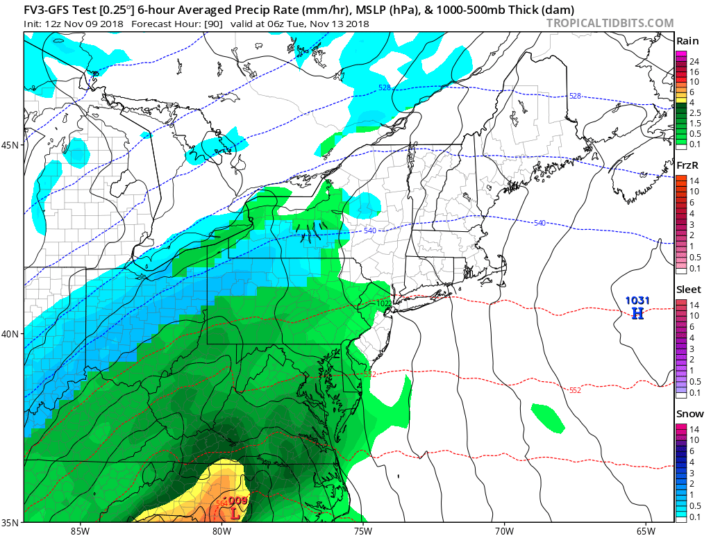 Weather Updates for November 9, 2018