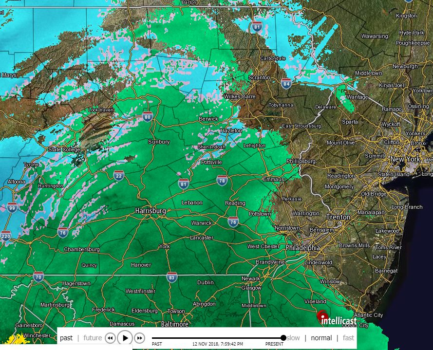 Weather Updates as of November 12, 2018