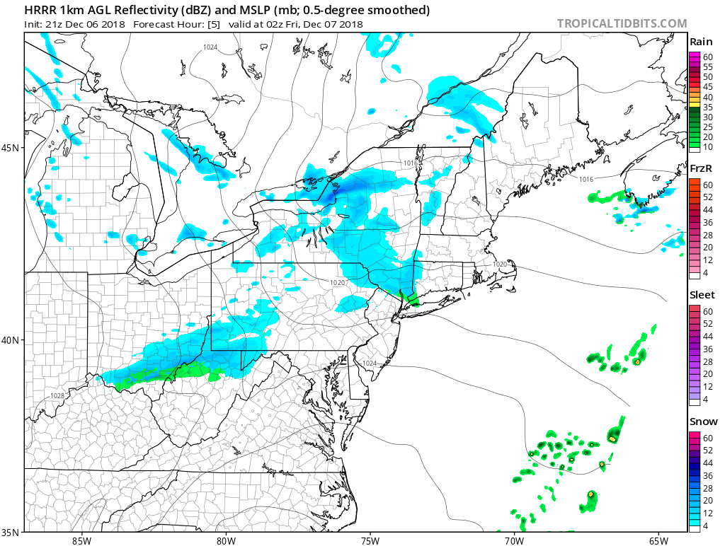 Weather Updates for December 6, 2018