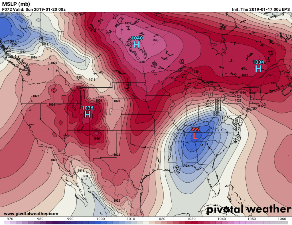 Significant Snow and Ice Expected for the MLK Day Weekend