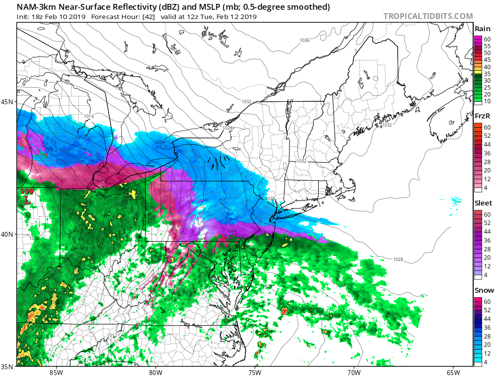 FINAL Prediction for Monday, February 11, and Second Prediction for Tuesday, February 12, 2019